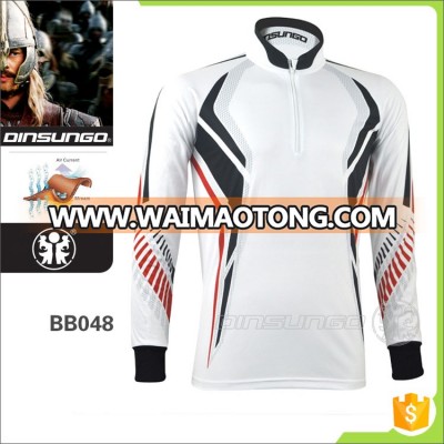 Hot Sell Wholesale UV Protection Fishing Shirts Sublimation Printing Quick Dry Fishing Wear