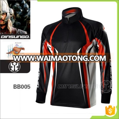 Dinsungo BB005 custom dye sublimation fishing jersey