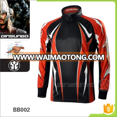 quick dry fishing shirts Oem Custom Made Sublimation Outer Door Jersey